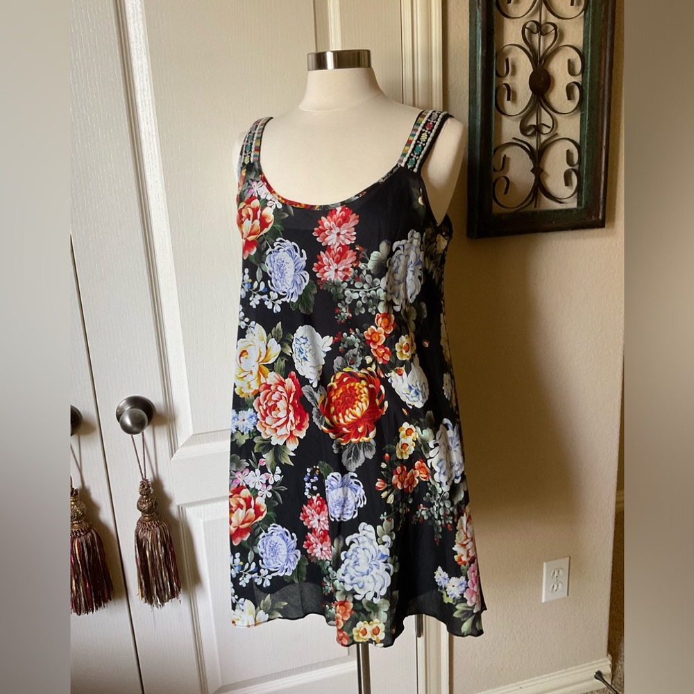 Johnny Was floral sun dress